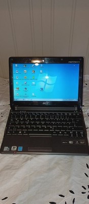 Acer Aspire One ZG8 Netbook, Intel Atom, 1GB RAM, 108GB HDD