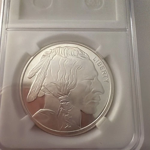 1 Oz 999 SILVER Round Indian Head Buffalo Bison Liberty Coin, GSM, No Reserve !
