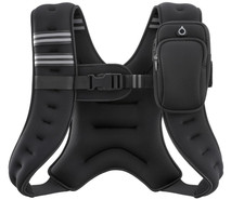 Weighted Vest,12lb Weight Vest with Reflective Stripe for Workout Strength