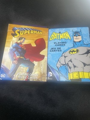 Superman Batman Deck Playing Cards New DC Comics Characters 