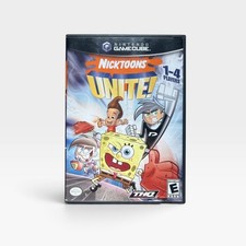 Nicktoons Unite Nintendo GameCube Case Manual Included Tested Working
