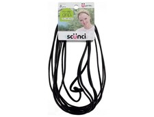 Scunci No-Slip Grip Headwraps, Black, 8 ct, 2 PACK