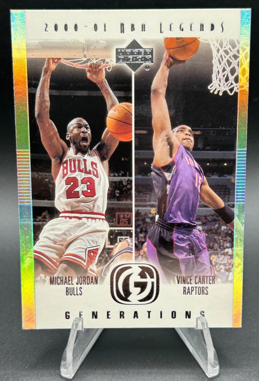 2000-01 Upper Deck Legends Michael Jordan & Vince Carter Generations #G9 HOF