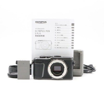 Olympus PEN E-PL10 Black Mirrorless Camera Shutter Count 4079 [Top Mint]