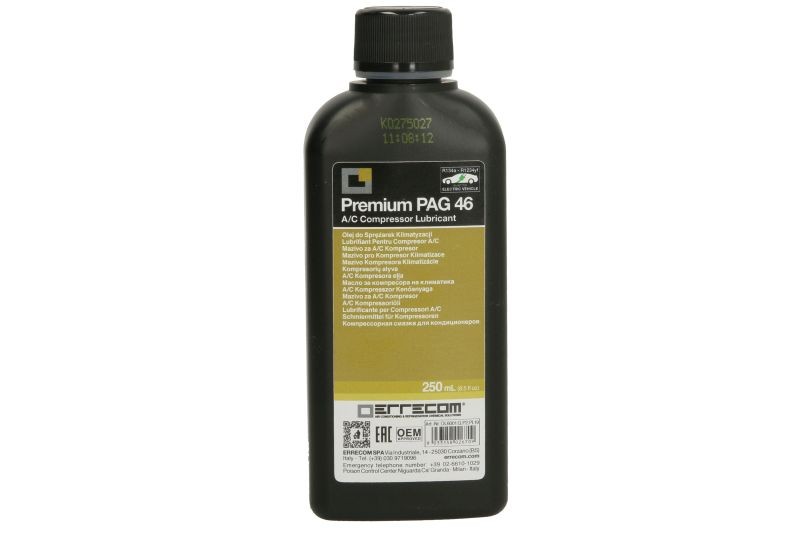 Fits ERRECOM ER OL6001.Q.P2 R1234yf/R134a PAG 46, 0,25L 1 pcs, coolan ⭐UK Stock⭐