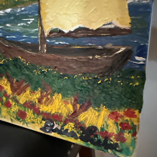Original Oil Painting Fall Storm - Picture 5 of 6