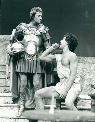 News Photo August Schellenberg Stephen Markle In Brass Butterfly Theater 8x10