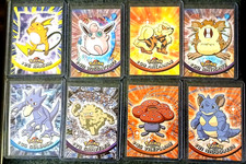 Lotto 8 Topps Pokemon Raichu Arcanine 1999 ottime condizioni #26 59 20 55 75 45 40 31