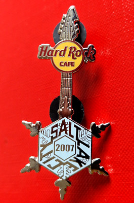 HRC Hard Rock Cafe Salt Lake City Snowflake Guitar LE300