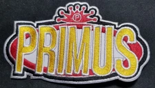 Embroidered Primus rock band Patch approx. 2.5 x 4.5" iron-on or sew Hats