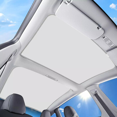 Tesla Sunshade Model 3 Tesla Model Y 2-in-1 Glass Roof Sun Shades - UV Protection Sunroof Blinds & Window Covers Blackout Window Blinds And Shades - Foto 2