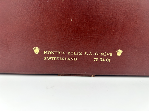Orologi vintage Rolex S.A. Ginevra Svizzera 72 04 01 Scatola orologio solo marrone - Foto 5 di 5