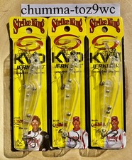 KVDJ200 (Lot Of 3) Suspending Jerkbaits, Strike King, Bass Fishing! NWT!