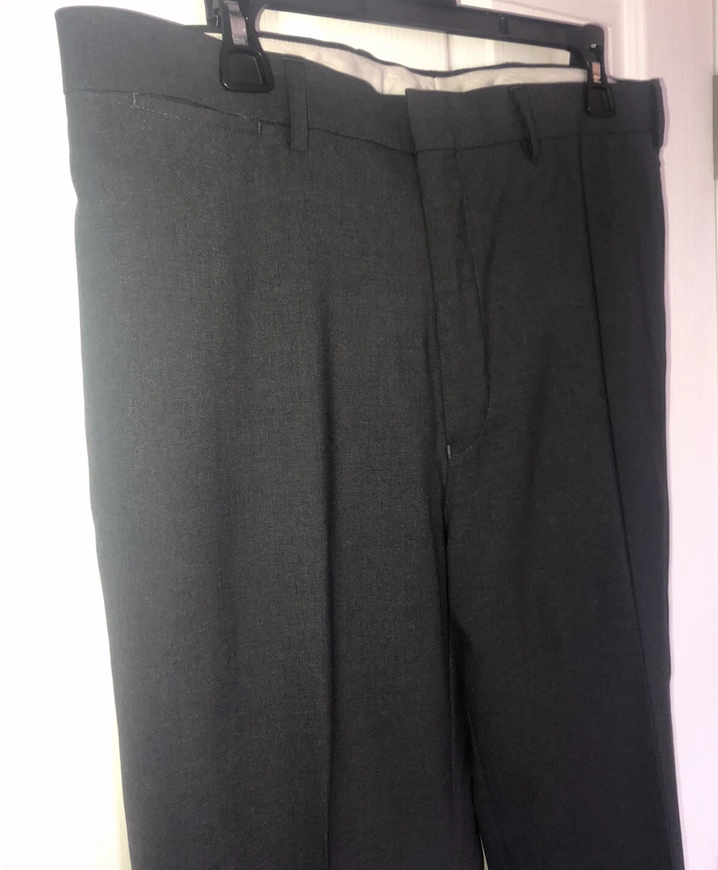 Pantalones Ralph Lauren Etiqueta Negra 100% Lana 5 Bolsillos Frente Plano 34x32 ¡Excelente Estado! Foto 2 de 4