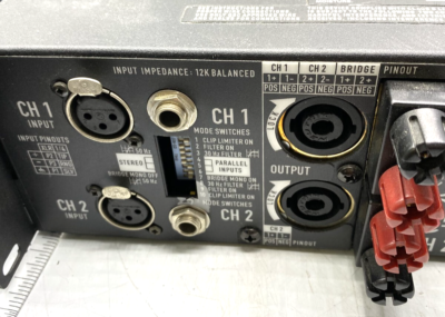 QSC Audio Pro 1200 Watt Power Amplifier PLX1202 Working | eBay