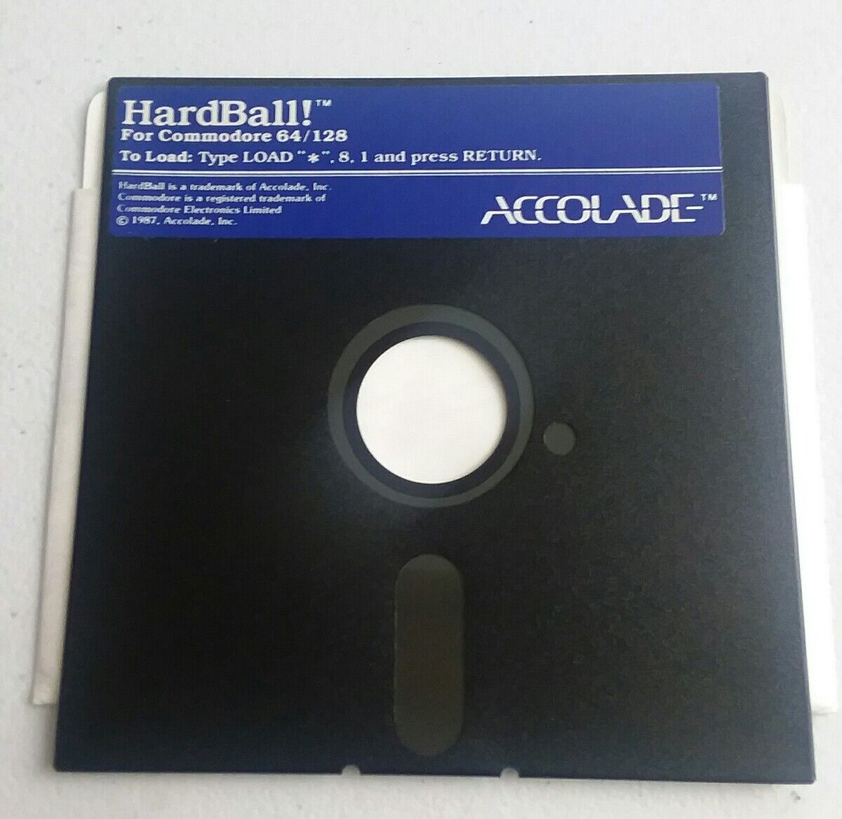 HardBall Accolade Commodore 64