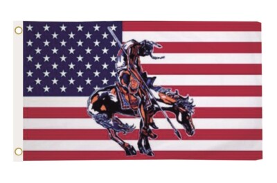 Fahne Flagge USA Indianer End of Trail 90 x 150 cm Hissfahne