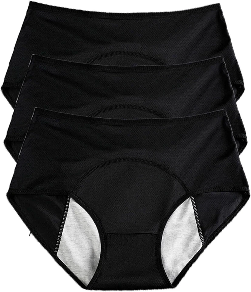 Höschen für Damen waschbar3-teilige Höschen Inkontinenz Frauen Höschen waschb...
