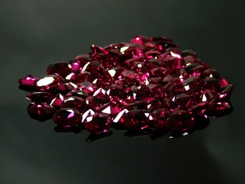50 pcs Natural Red Ruby Gemstone Certified Mogok Oval Shape 7 x 5 MM Lot - Picture 7 of 7