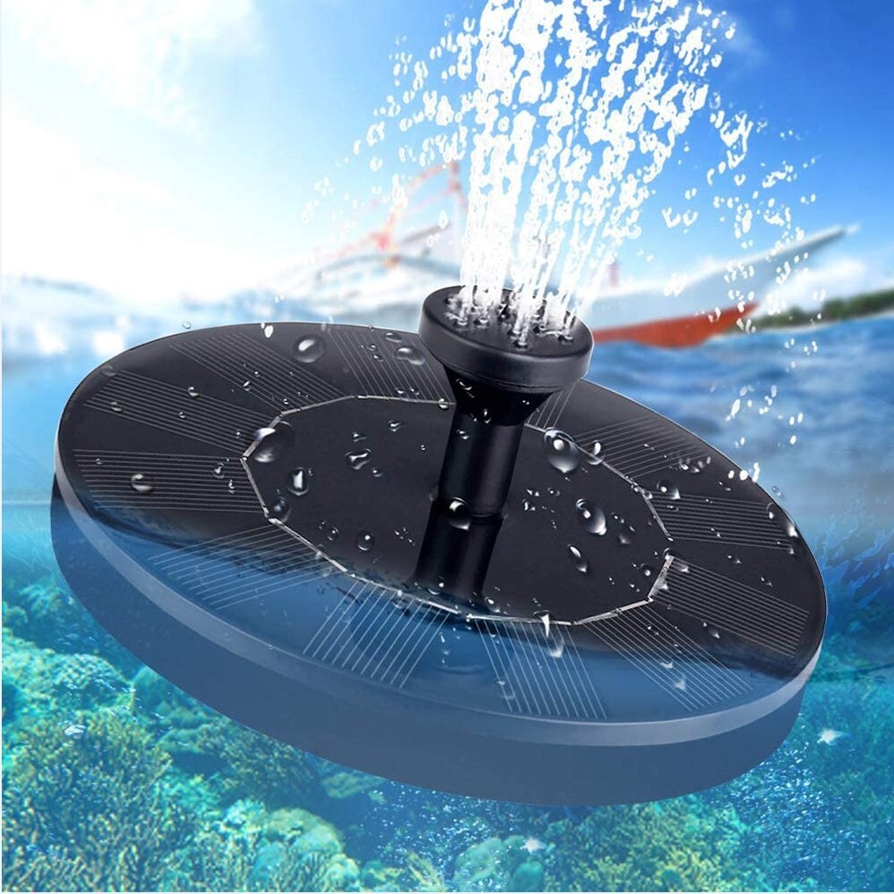 Submersible Floating Solar Powered Water Pump For Garden Pool Bird Bath  Pond | eBay