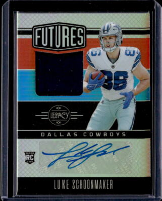 2023 Legacy #FAPS-18 Luke Schoonmaker Futures Patch Autographs Silver #/249