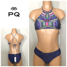 New. Pilyq PQ tie dye full cut bikini. Large. Retails 169