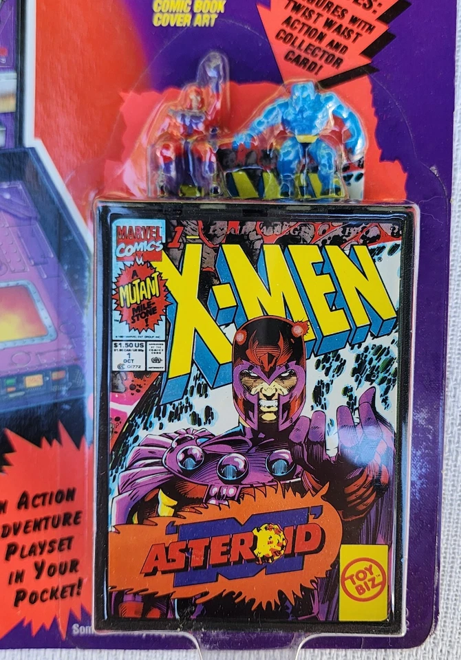 De colección 1990 X-Men Pocket Comics Asteroide M Juego Figuras de Acción Juguetes Sellados Foto 2 de 4