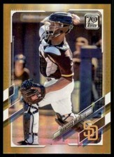2021 Topps Series 1 Base Gold Foil #248 Francisco Mejia - San Diego Padres