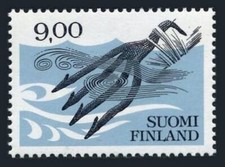 Finlandia 640,MNH.Michel 939. Lancia pesce in ferro c 1100.1984.