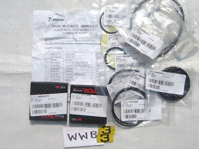 METSO 589827PS HORIZONTAL WCP GASKET KIT COMPLETE PUMP (NOS)