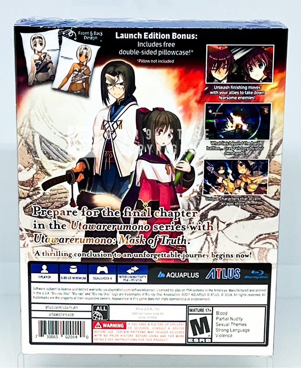 UTAWARERUMONO MASK OF TRUTH LAUNCH EDITION - PS VITA - neuf sous