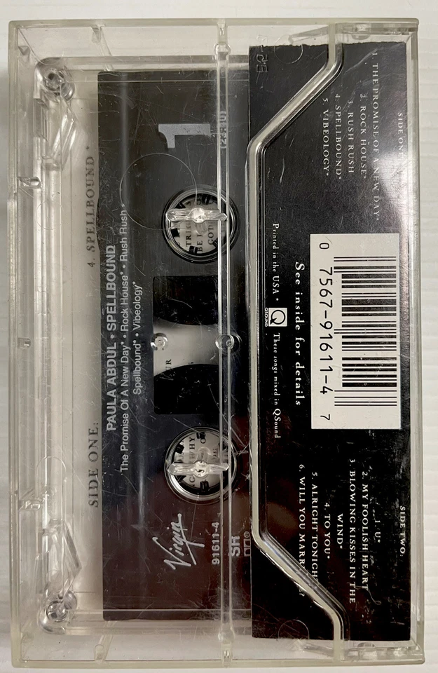 Paula Abdul Spellbound Music Cassette Tape 91611-4 Virgin Records 1991 Original - Image 2 of 4