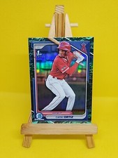 Capri Ortiz 2024 Bowman Chrome 1st Aqua Lunar #ed 55/125 Card # BCP-73 Angels