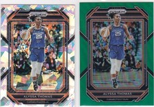 2023 Prizm WNBA CRACKED ICE & GREEN PRIZM #65 Alyssa Thomas, Connecticut Sun
