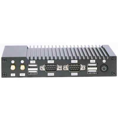 Fanless Mini Pc Vehicle Computer Pc J1900 8G+128G Win10 with 4 Rs232 RJ45