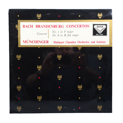 Bach Brandenburgische Konzerte Nr. 1 & 6 Münchinger DECCA SXL 2125 UK NM/EX