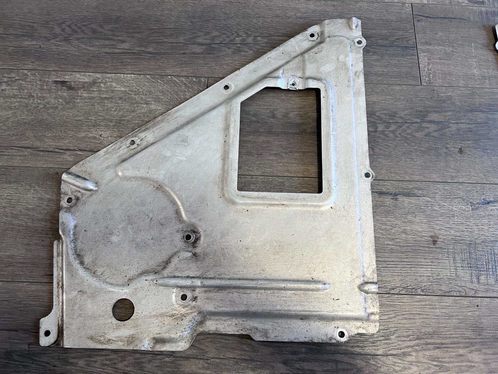 LAMBORGHINI HURACAN LP610 REAR LEFT DRAG REDUCTION SHIELD PLATE OEM 4S0825215F