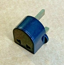 6 Pack USA / EU Europe TO UK / British Travel Plug Adapter 145-402 