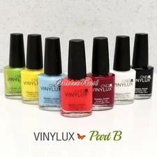 PART B ! CND VINYLUX Weekly Nail Polish Lacquer Collection Match Shellac GENUINE