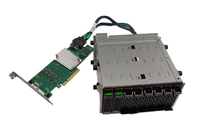 Fujitsu SAS Backplane A3C40173252 8 x 2,5 zoll inkl. Raid CP400i + Kabel D3307 - Bild 1 von 4