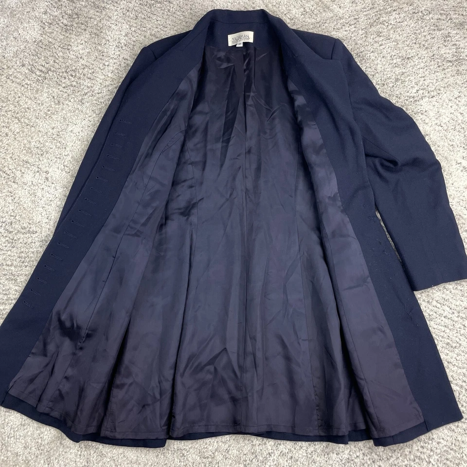 Винтажный шерсти пальто женщин 10 куртка Blazer стимпанк военного Эдвардианский США GUC - Изображение 3 из 4