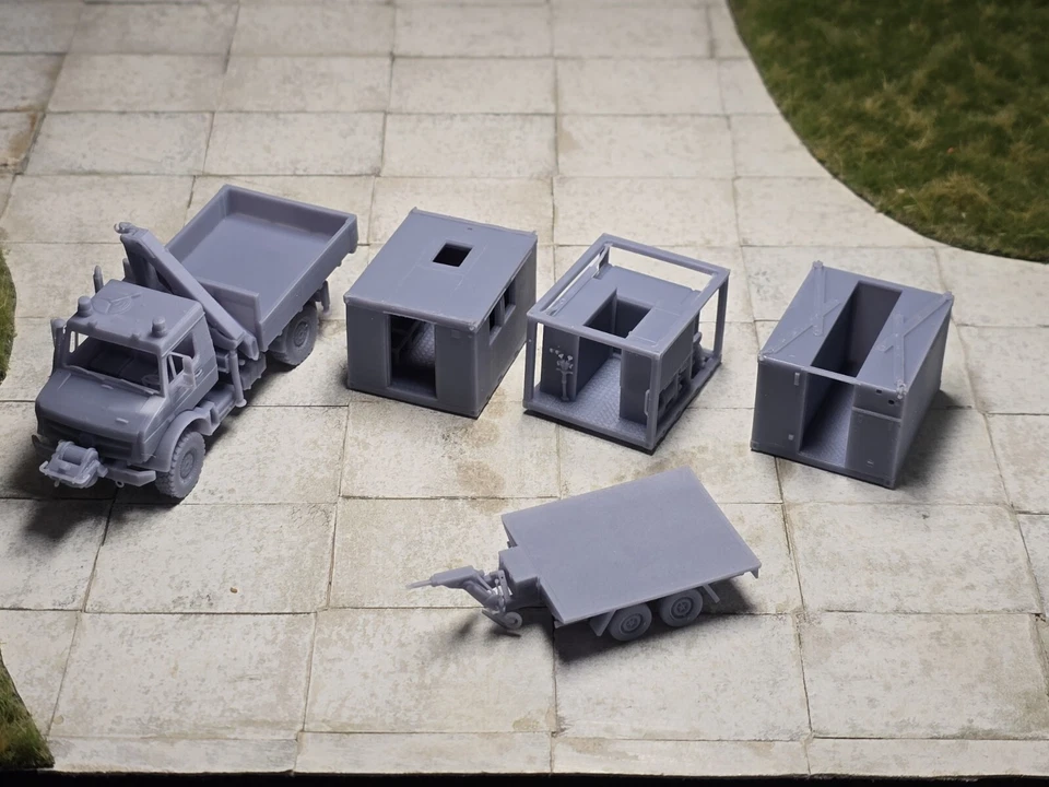 Unimog U5023 GW-L KatS Katastrophenschutz 1:87 H0 SET - Bild 4 von 4