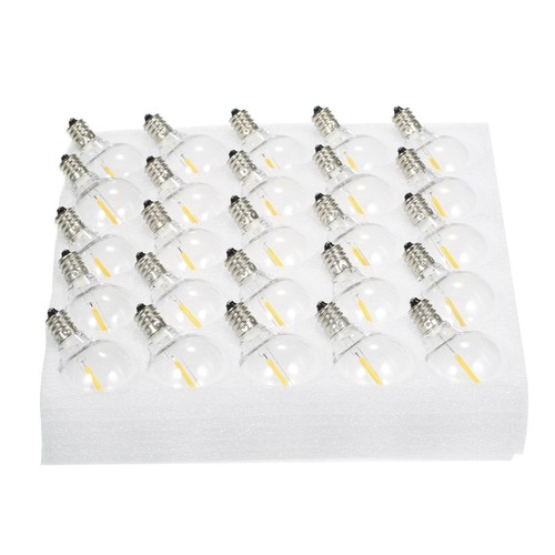 25Pcs G40 Globe Bulbs E12 Waterproof for String Lights - Picture 4 of 11