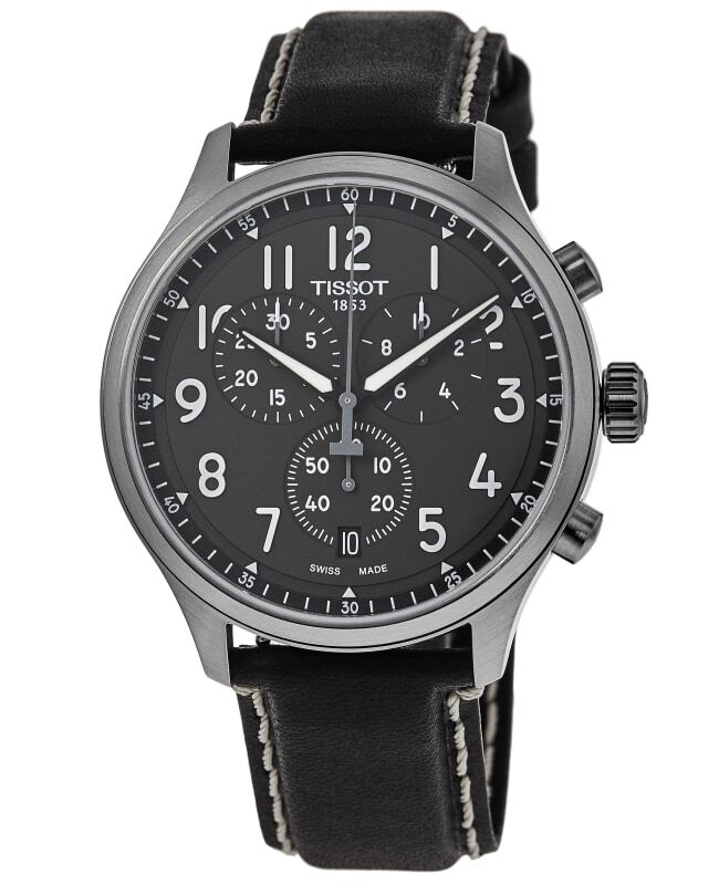 Новые мужские часы Tissot Chrono XL с кварцевым хронографом серого цвета T116.617.16.062.00