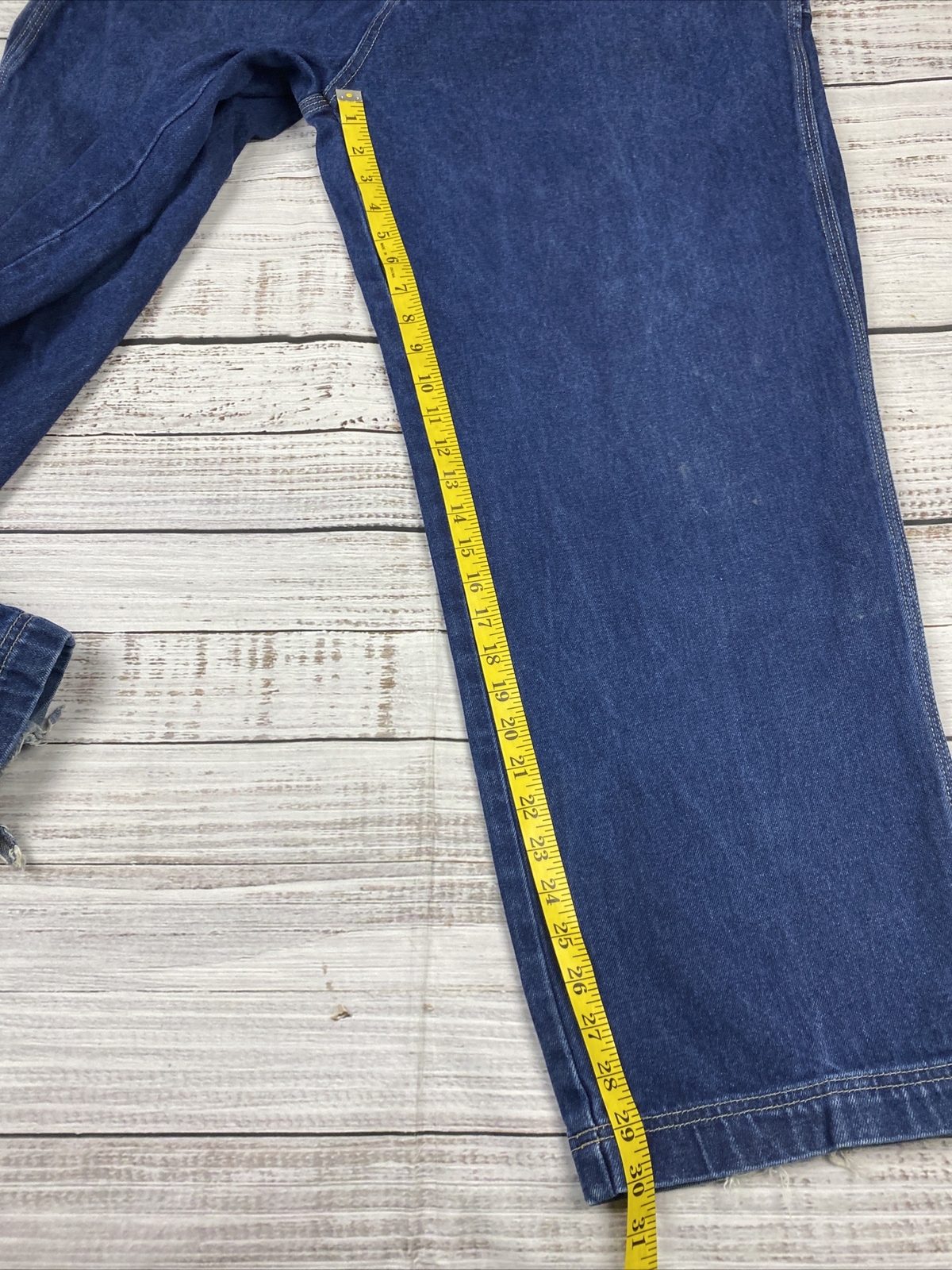 VTG PJ Mark BAGGY Fit Blue Denim Jeans 40x30 Wide… - image 6