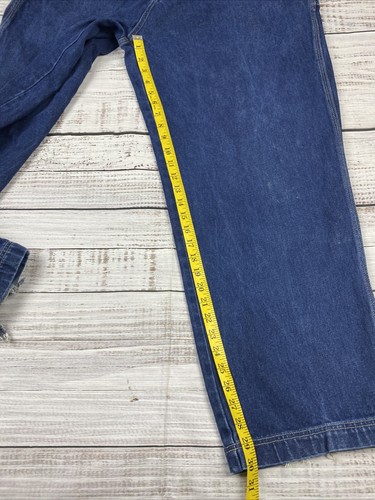 VTG PJ Mark BAGGY Fit Blue Denim Jeans 40x30 Wide Leg Y2k Skater Hip Hop Pants - Picture 6 of 7