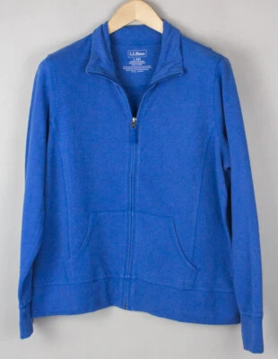 L.L. BEAN Herren Stretch Zip Cardigan Strickpullover Größe L Blau - Bild 1 von 4
