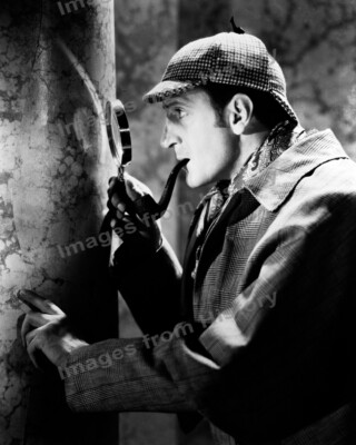 8x10 Print Basil Rathbone The Adventures of Sherlock Holmes 1939