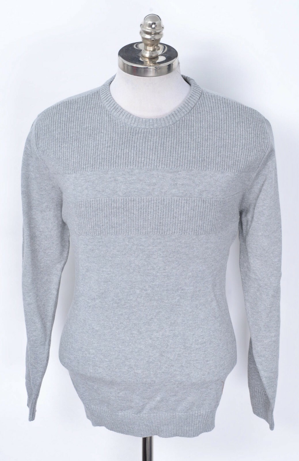 КЛУБНЫЙ НОМЕР NWT Вересковый серый хлопковый трикотажный пуловер с круглым вырезом из пике свитер-рубашка 2XL 4990₽