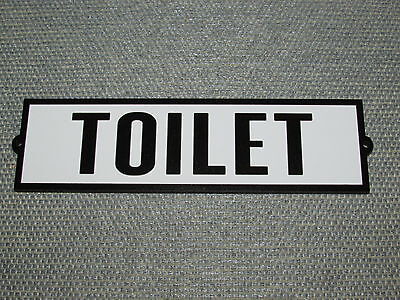 Retro Style Wood BATHROOM Door Sign 8/" x 2 1//4/"